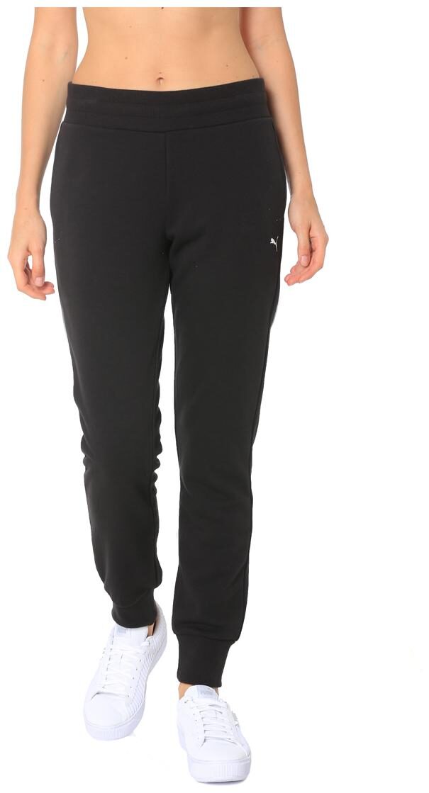 

Puma Women Regular fit Cotton Solid Track pants - Black