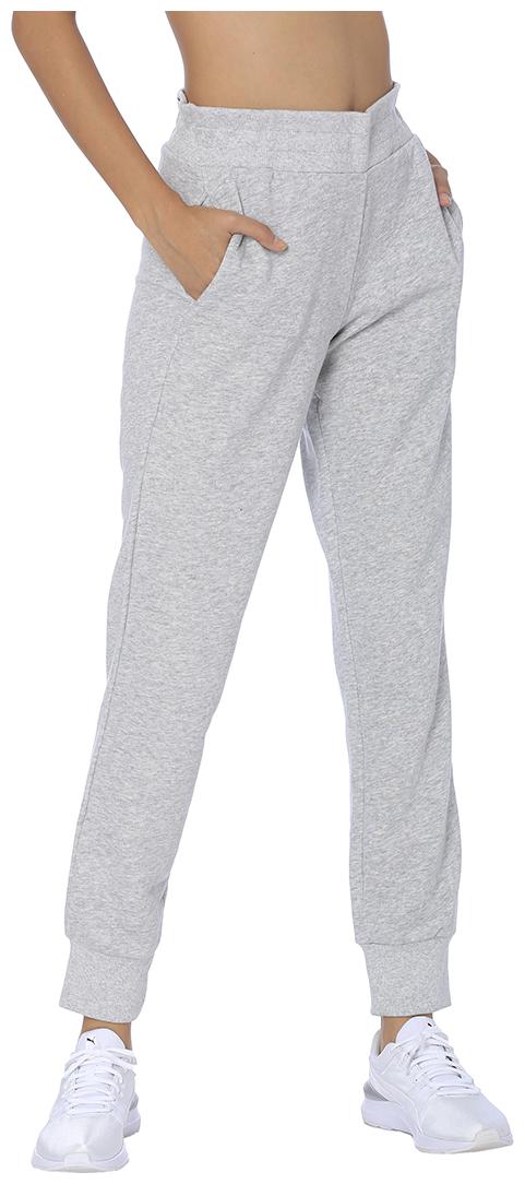 

Puma Cotton Blend Grey Solid Joggers For Women