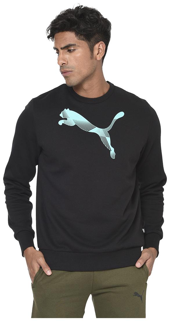 

Puma Men Black Round neck Sweatshirt