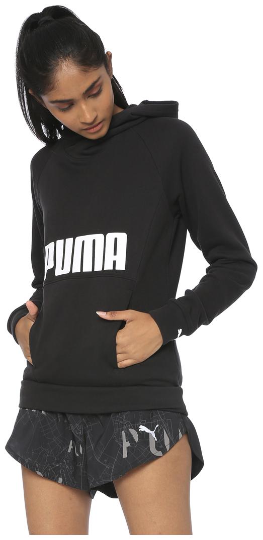 

Puma Women Printed Sweatshirt - Black