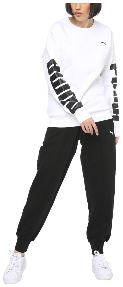 

Puma Women Printed Sweatshirt - White