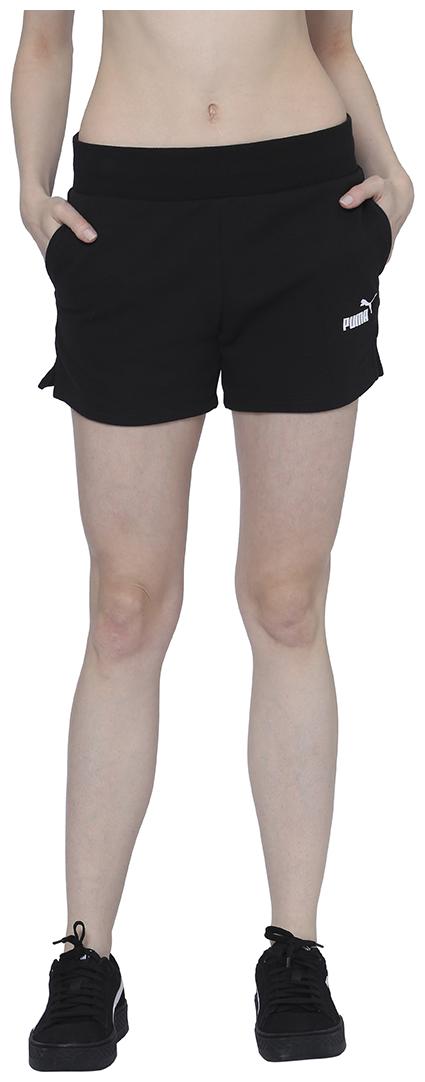 

Puma Women Solid Regular shorts - Black