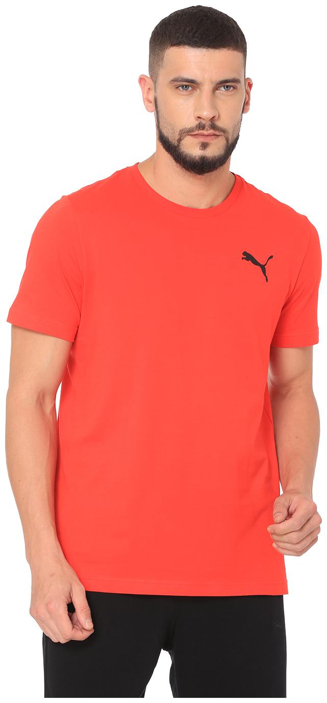 

Puma Men Red Regular fit Cotton Round neck T-Shirt - Pack Of 1