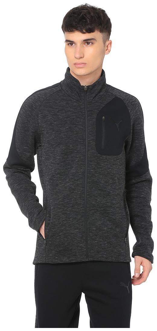 

Puma Men Black Solid Quilted jacket