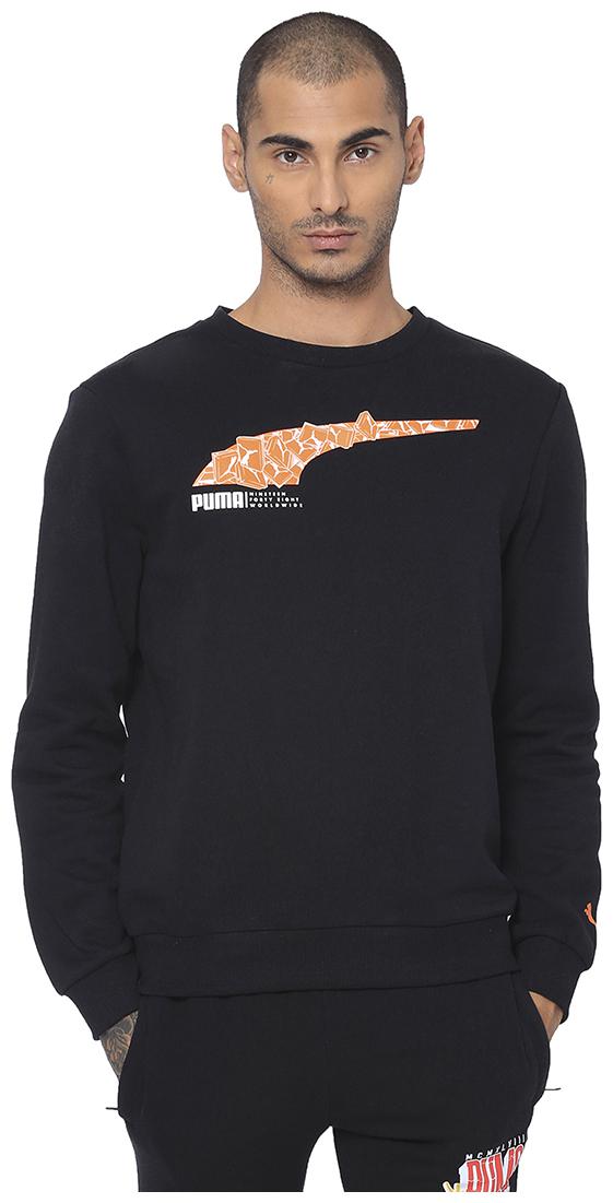 

Puma Men Black Round neck Sweatshirt