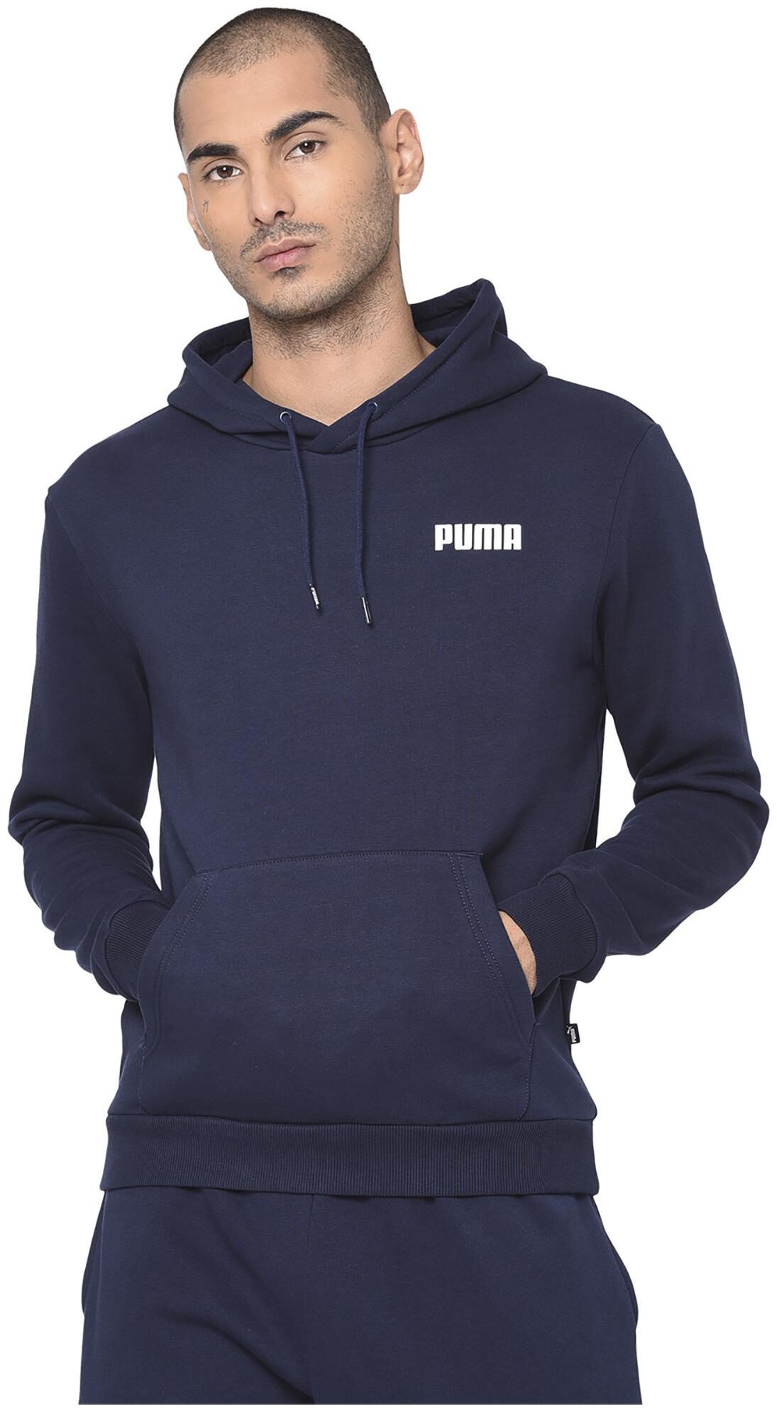

Puma Men Blue Hooded Sweatshirt