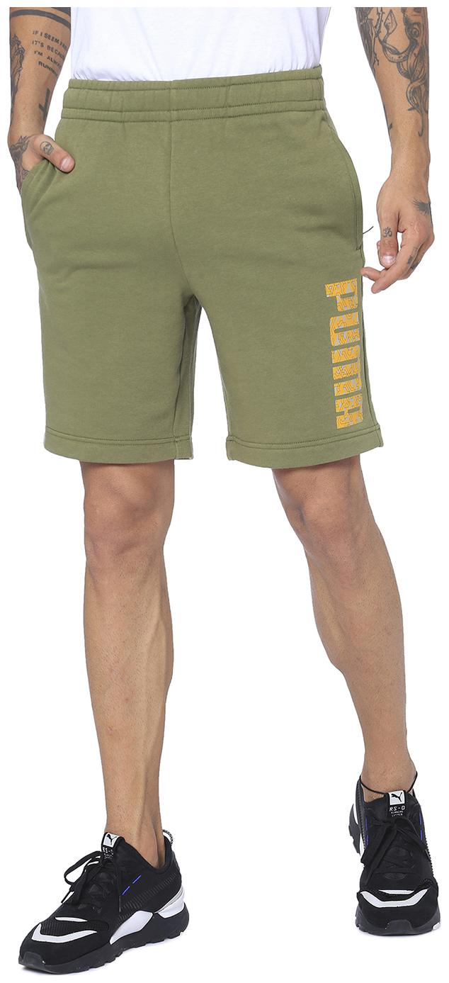 

Puma Men Green Regular Fit Regular Shorts