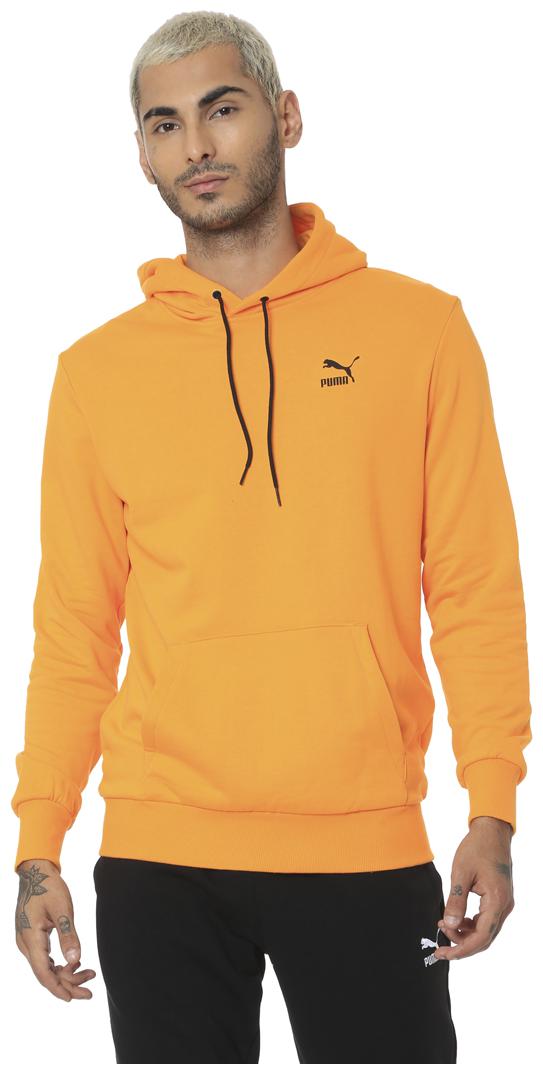 

Puma Men Orange Hooded Hoodie
