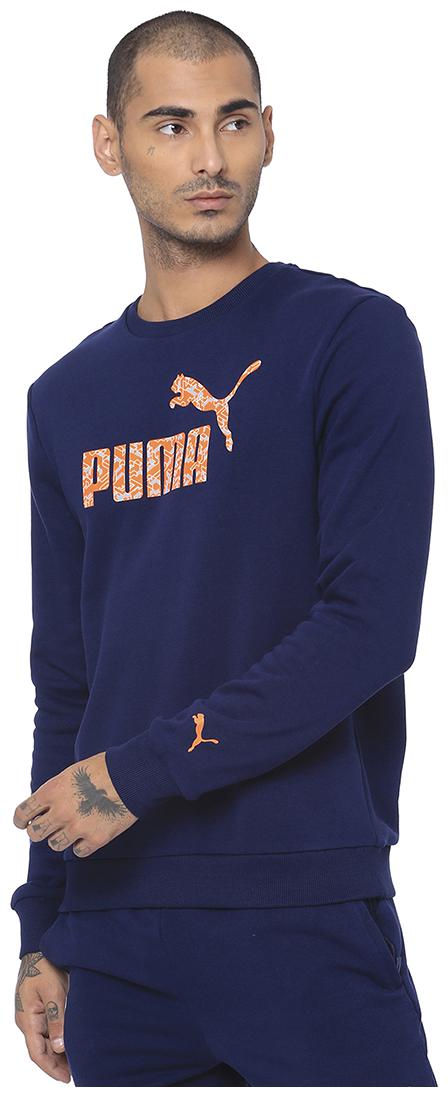 

Puma Men Blue Round neck Sweatshirt