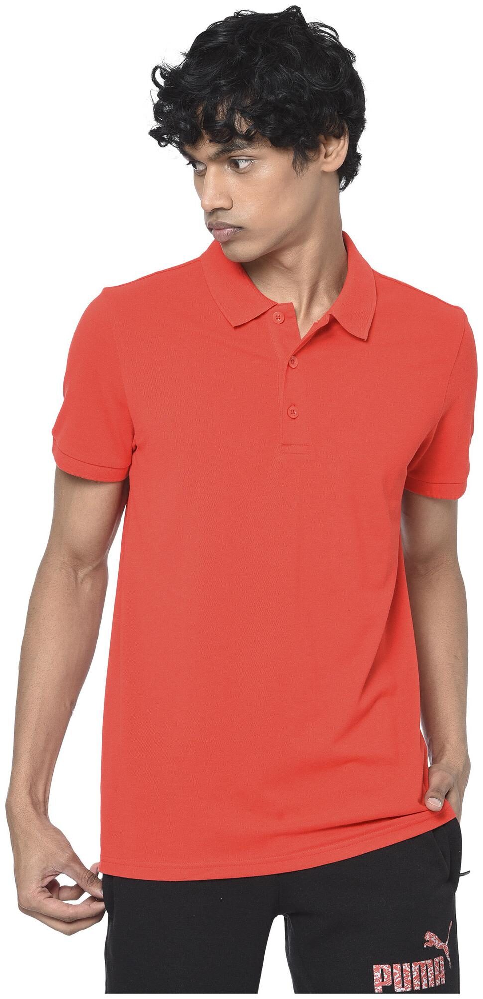 

Puma Men Red Regular fit Cotton Polo collar T-Shirt - Pack Of 1