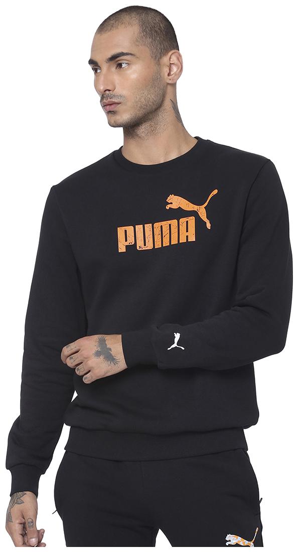 

Puma Men Black Round neck Sweatshirt