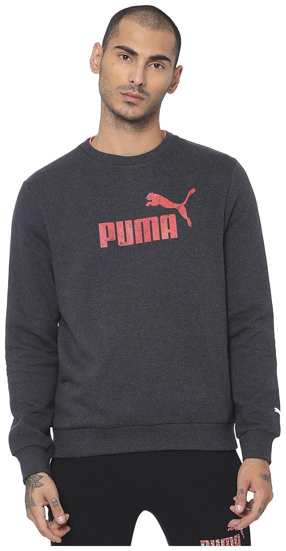 

Puma Men Grey Round neck Sweatshirt