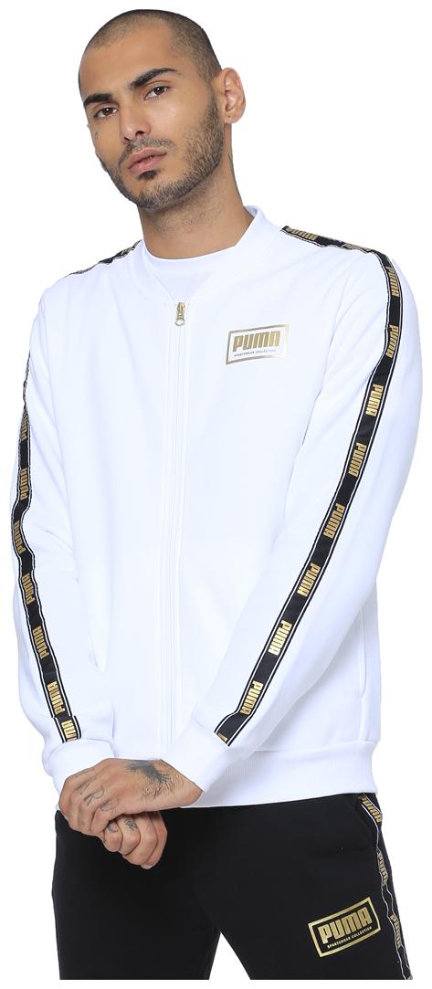 

Puma Cotton blend Men White Quilted Jacket