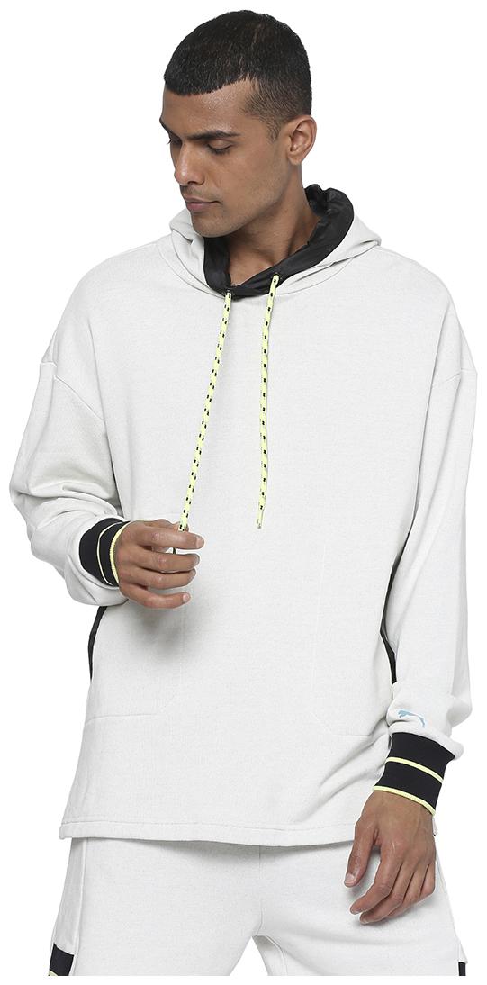 

Puma Men Grey Hooded Sweatshirt
