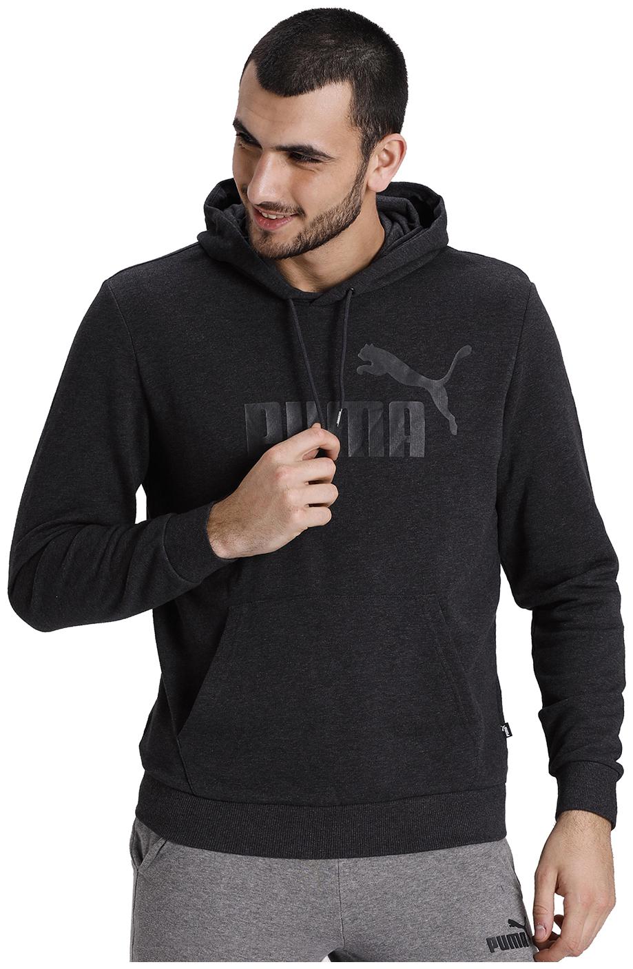 

Puma Men Grey Hooded Sweatshirt