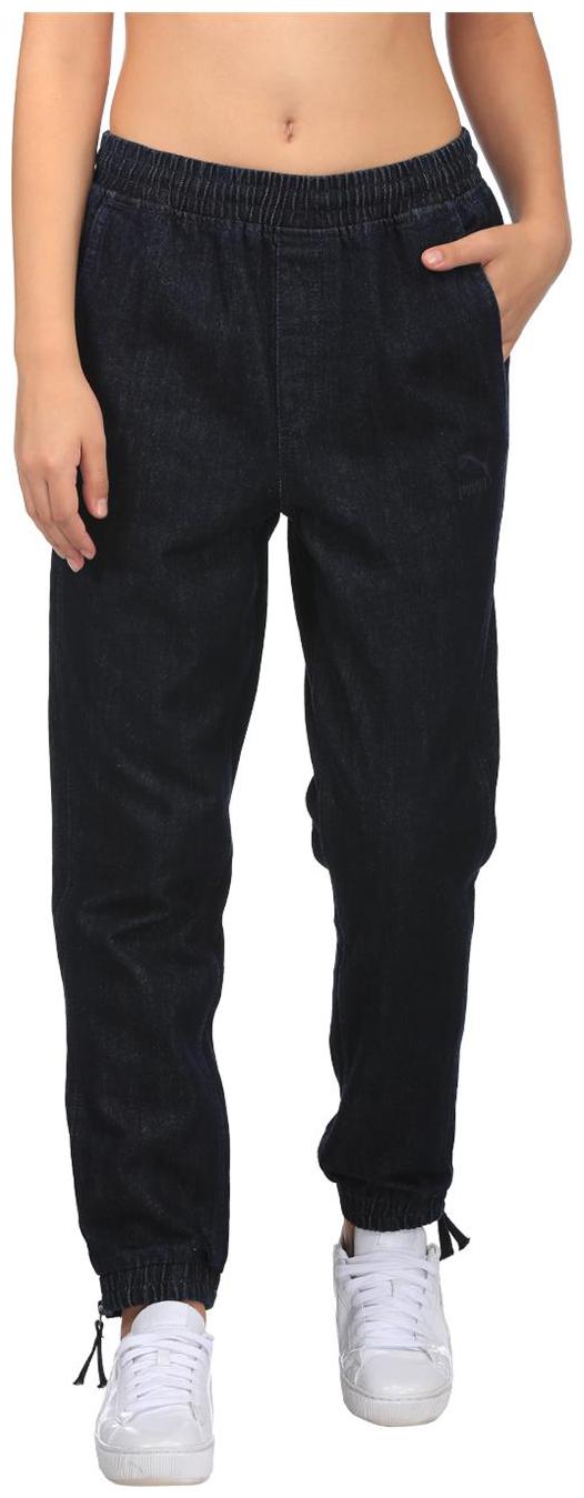 

Puma Women Regular fit Cotton Solid Track pants - Blue
