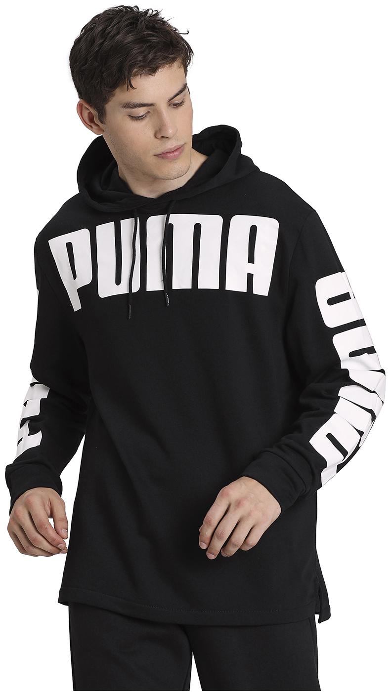 

Puma Men Black Hooded Hoodie