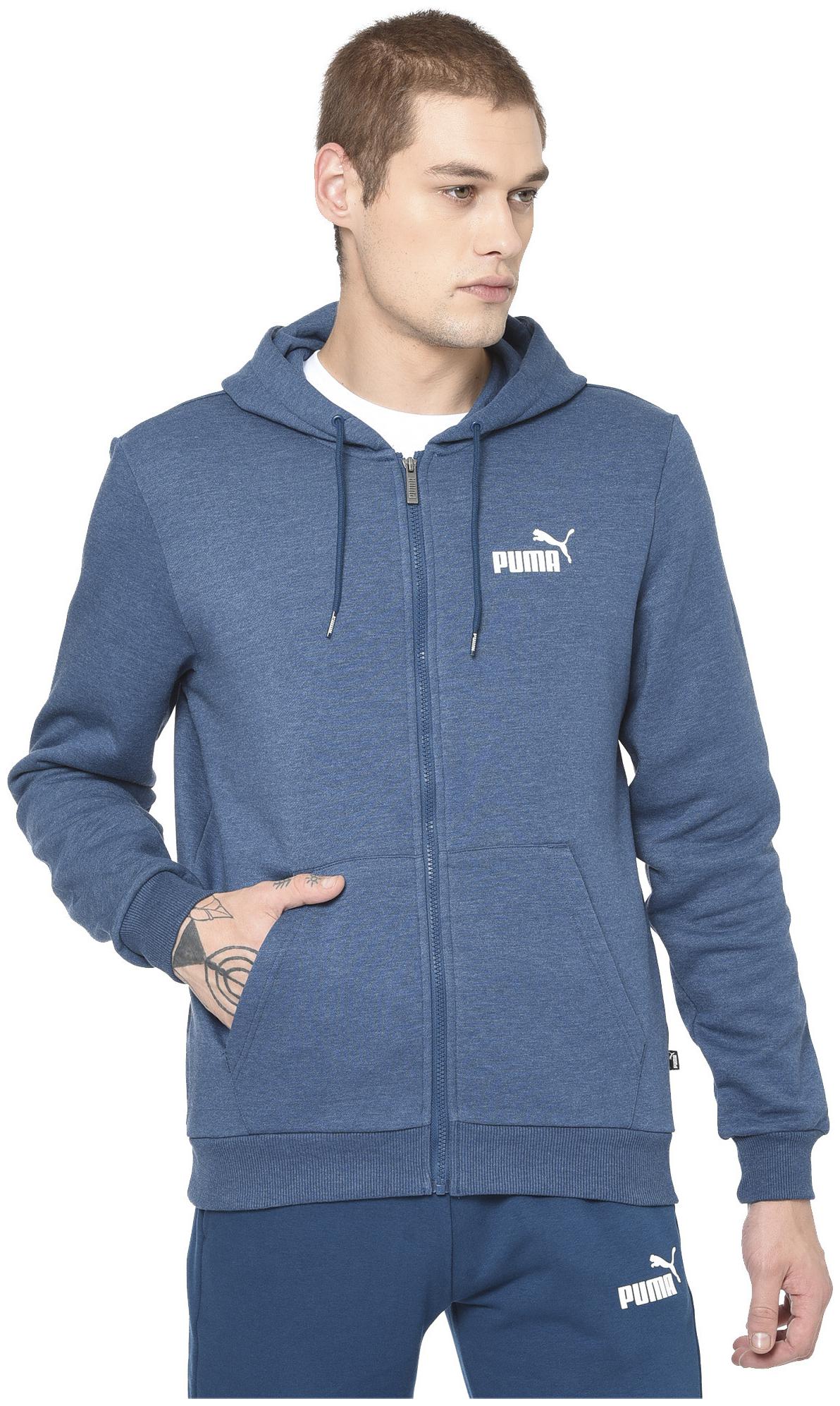 

Puma Men Blue Solid Quilted jacket