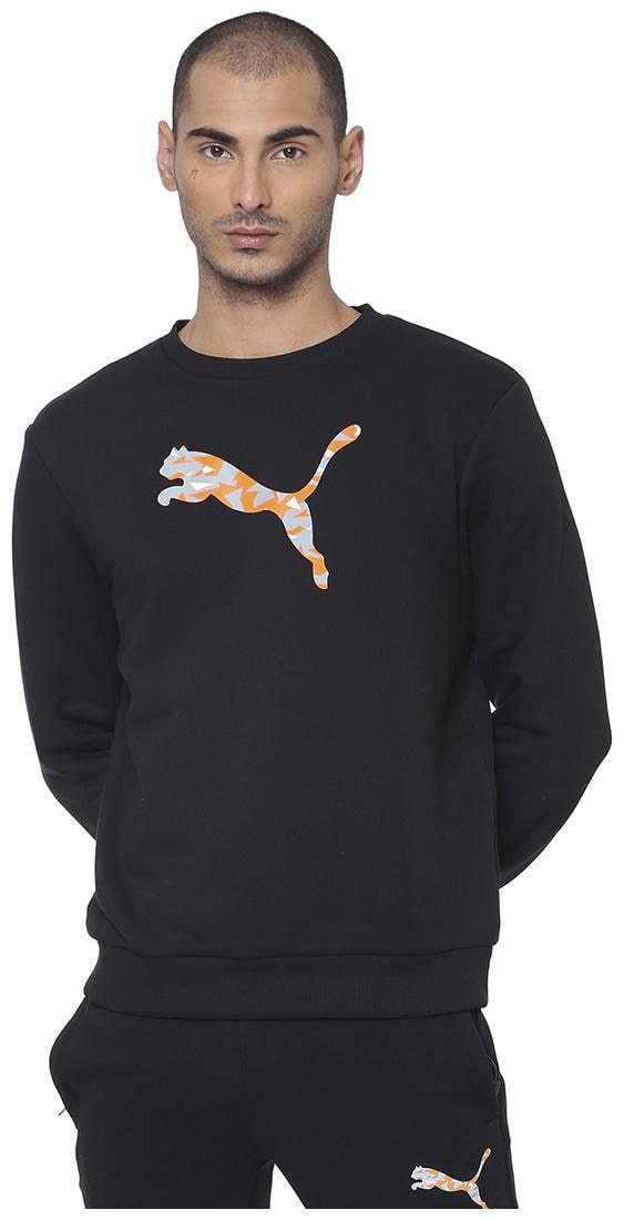 

Puma Men Black Round neck Sweatshirt