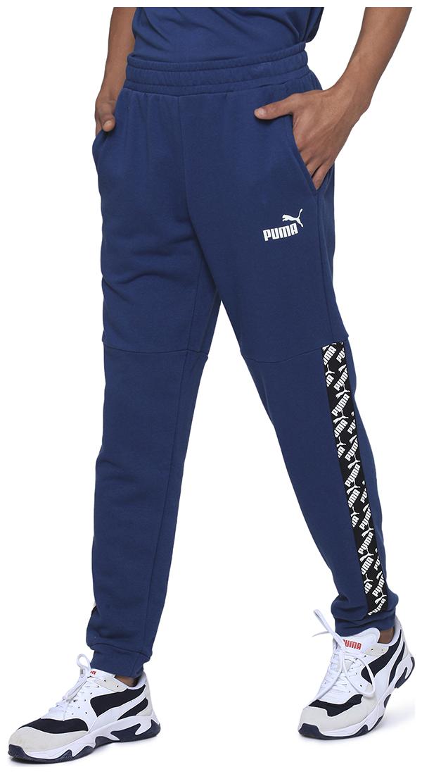 

Puma Cotton Printed Joggers For Men Blue Color