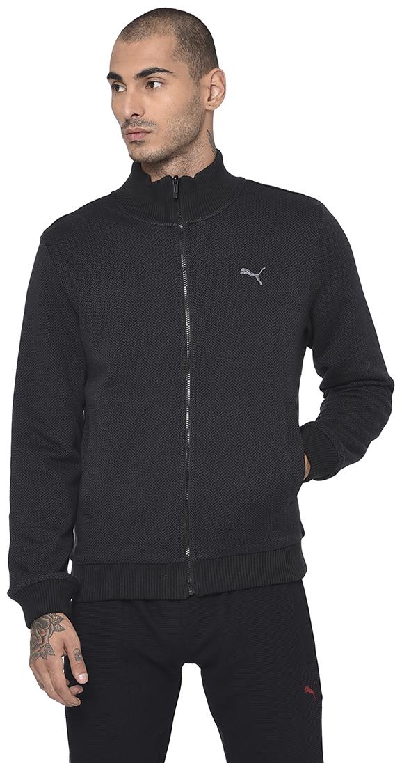 

Puma Cotton blend Men Black Quilted Jacket