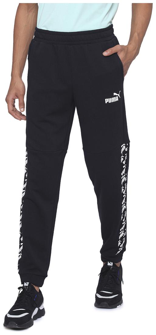 

Puma Cotton Printed Joggers For Men Black Color