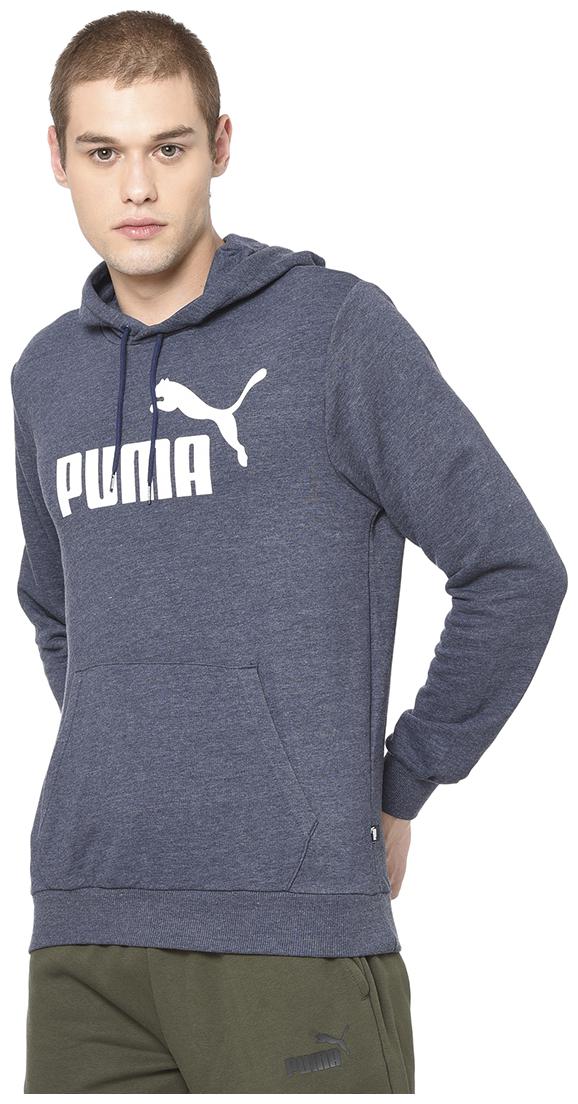 

Puma Men Blue Hooded Hoodie