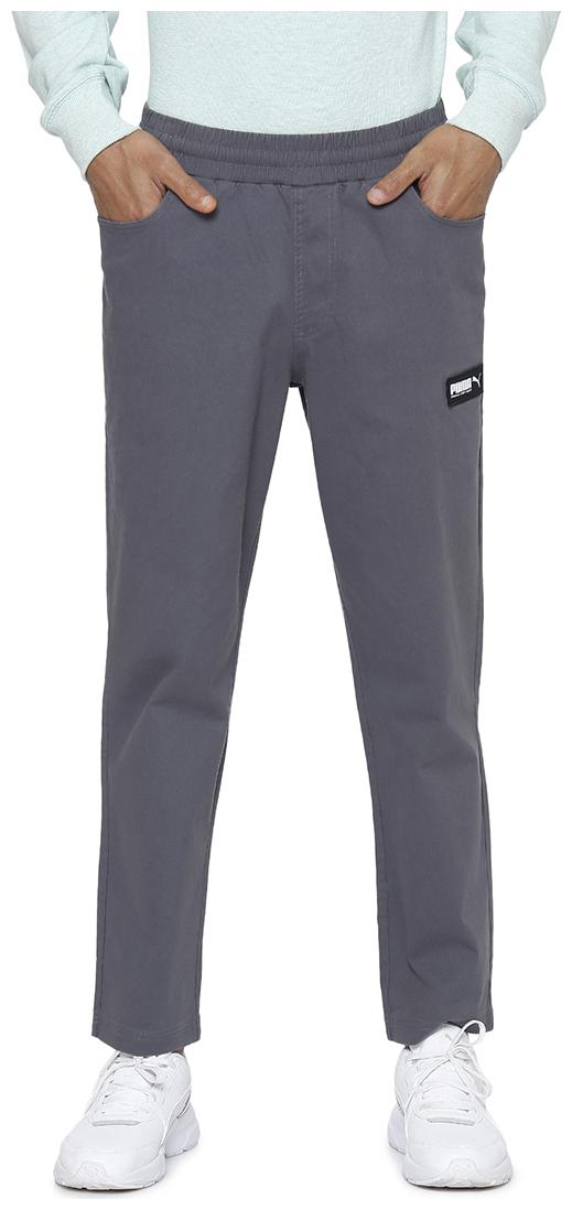 

Puma Men Grey Solid Regular fit Track pants