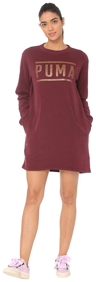 

Puma Brown Printed T shirt dress