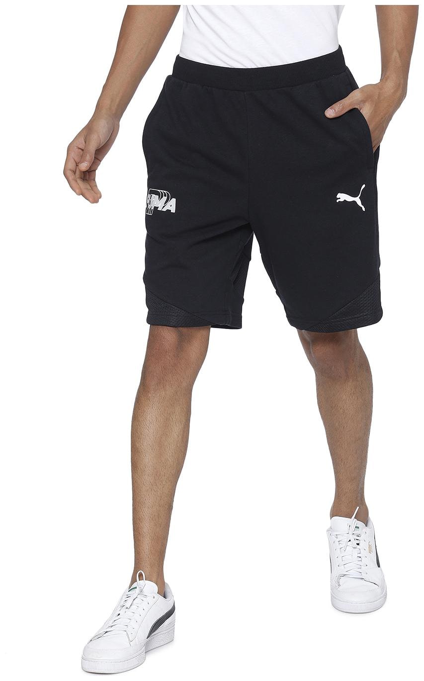 

Puma Men Black Regular Fit Regular Shorts