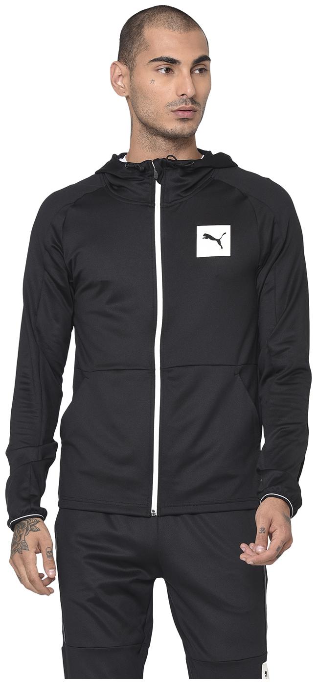 

Puma Cotton blend Men Black Quilted Jacket