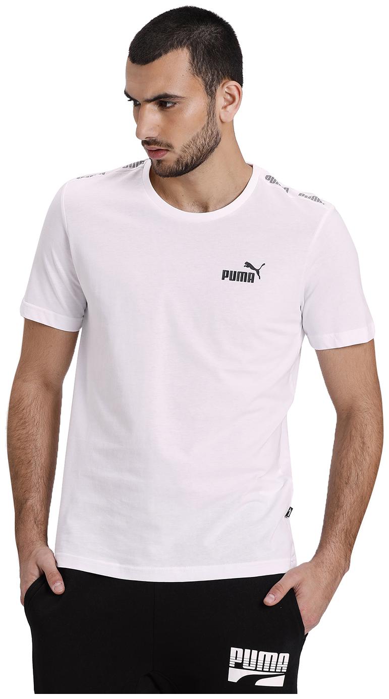 

Puma Men White Regular fit Cotton Round neck T-Shirt - Pack Of 1
