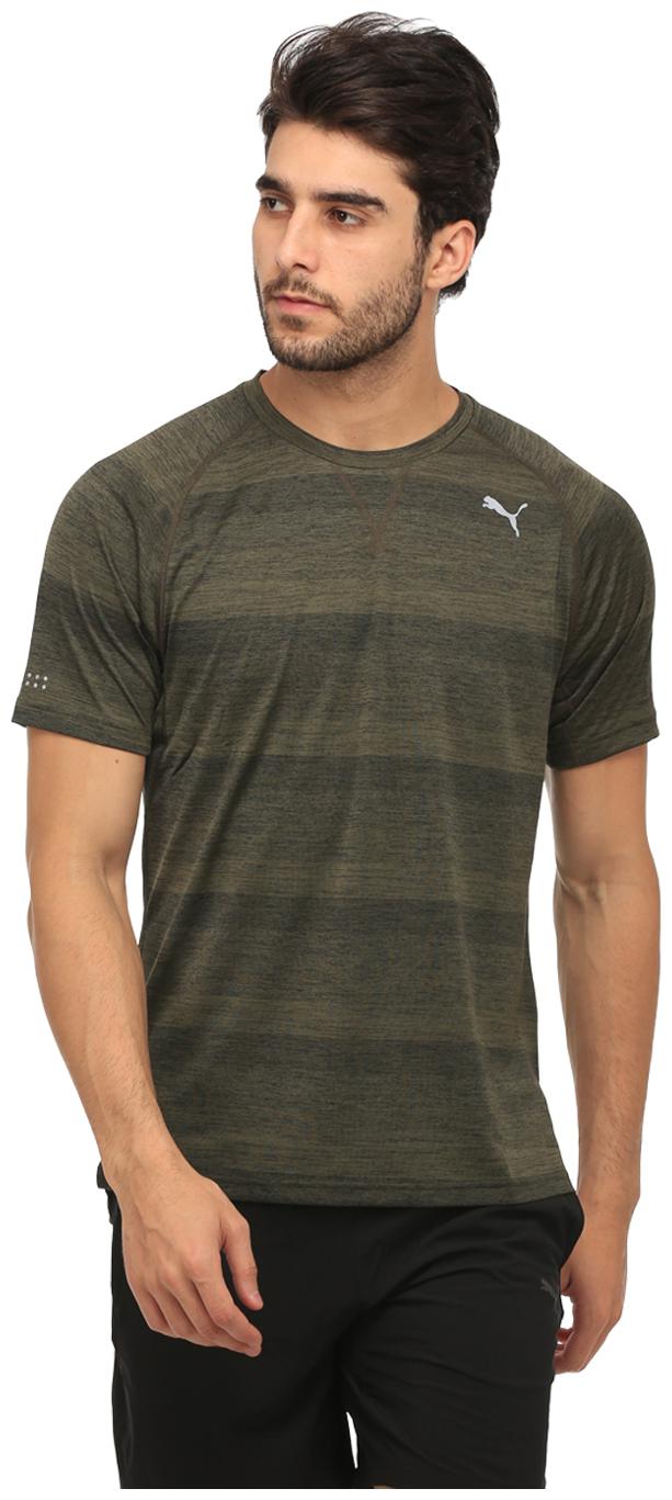 

Puma Men Green Regular fit Polyester Round neck T-Shirt - Pack Of 1