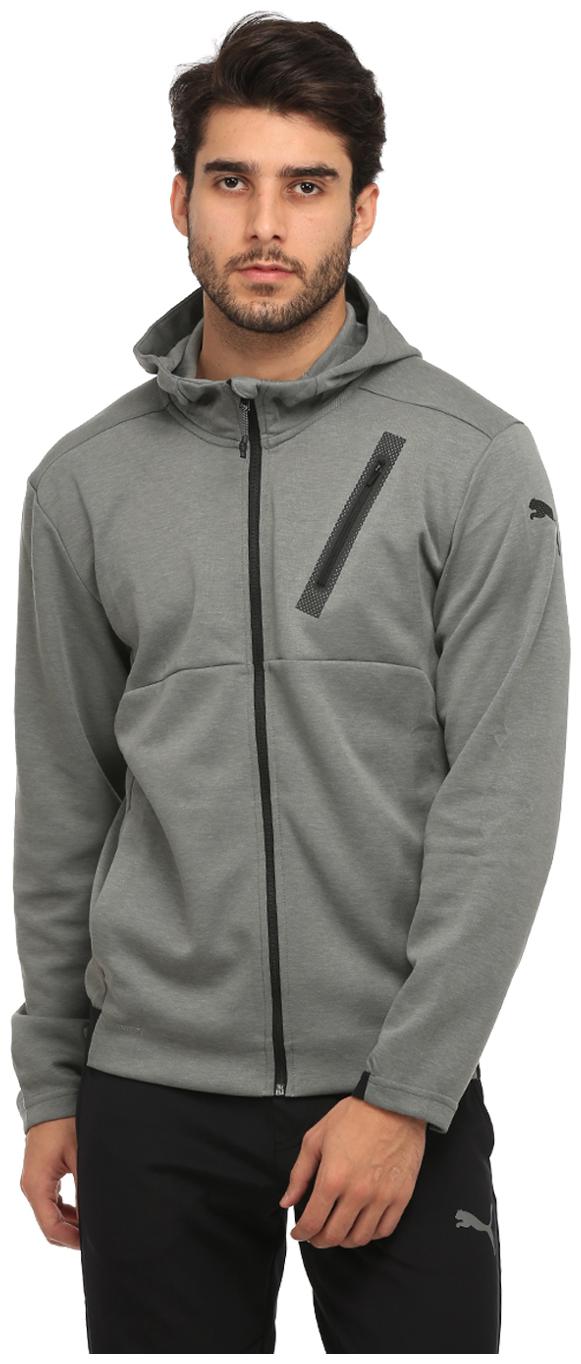 

Puma Men Grey Solid Sports jacket