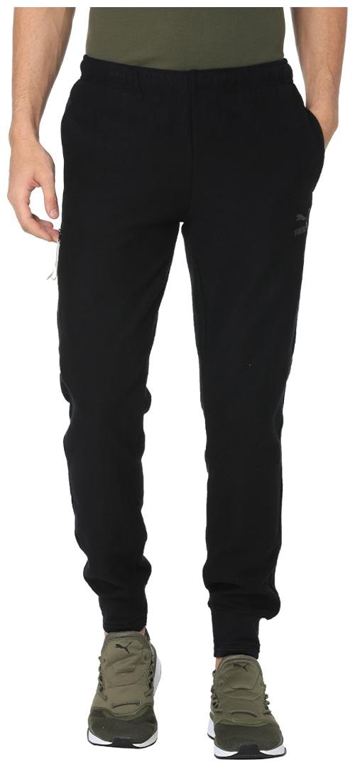 

Puma Men Black Solid Regular fit Track pants