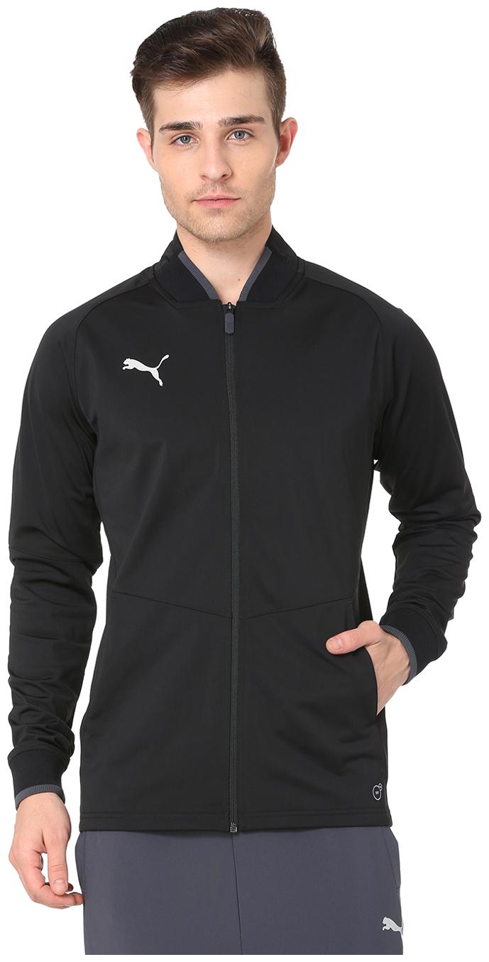 

Puma Men Black Solid Biker jacket