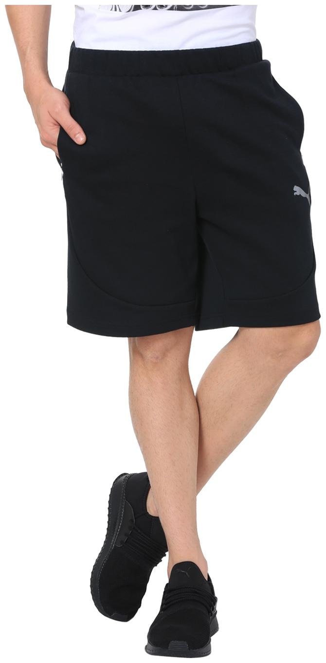 

Puma Men Black Cotton Shorts