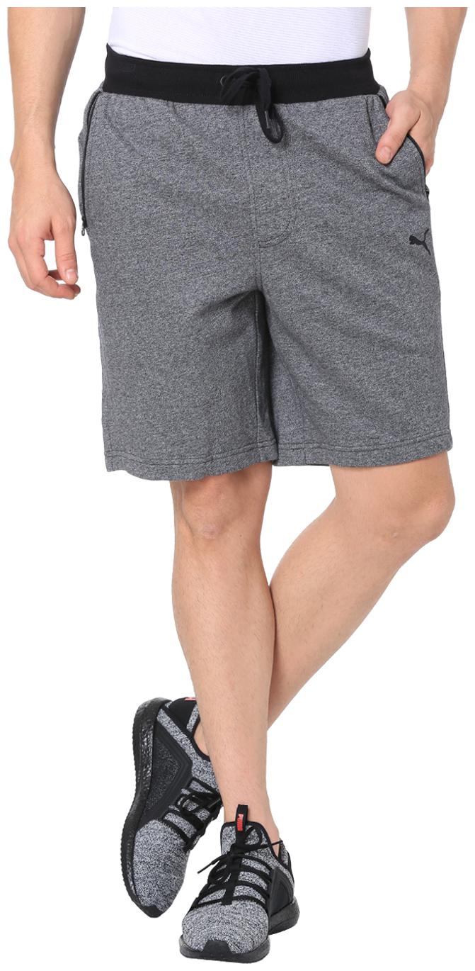 

Puma Men Black Cotton Shorts