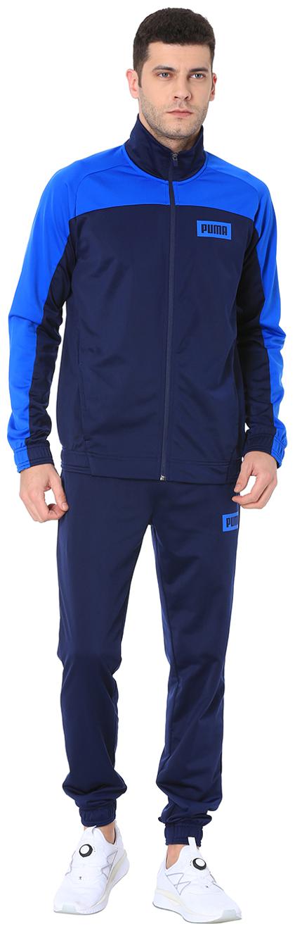 

Puma Men Blue Solid Regular Fit Track Suit