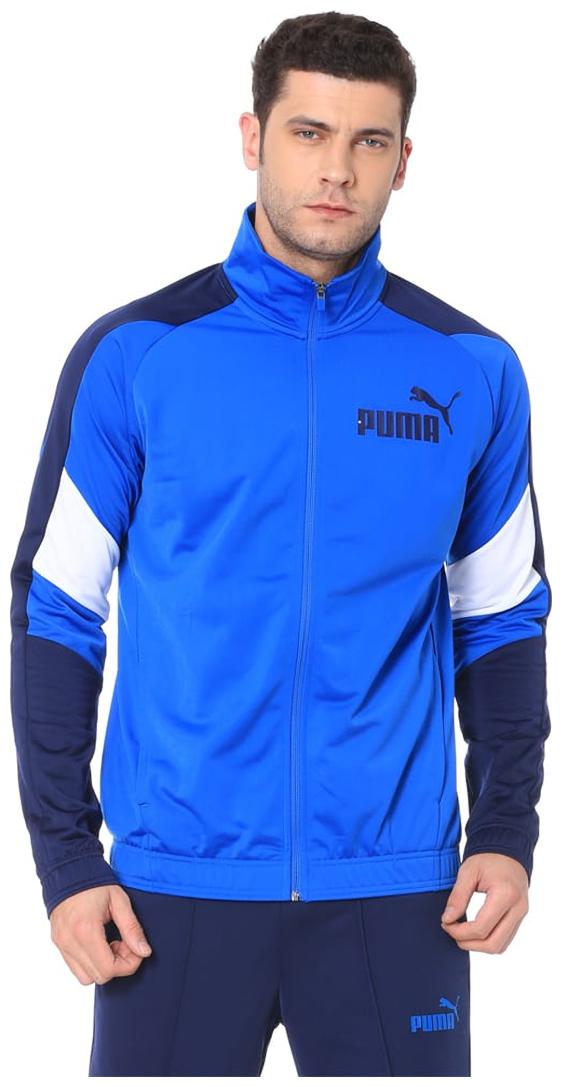 

Puma Men Blue Solid Regular Fit Track Suit