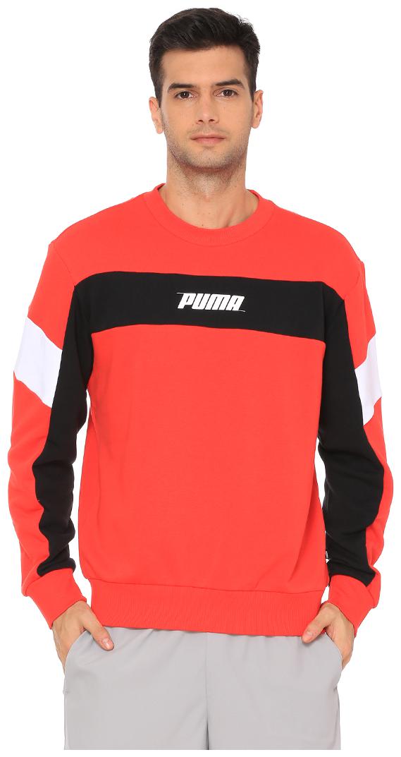 

Puma Men Red Round neck Sweatshirt