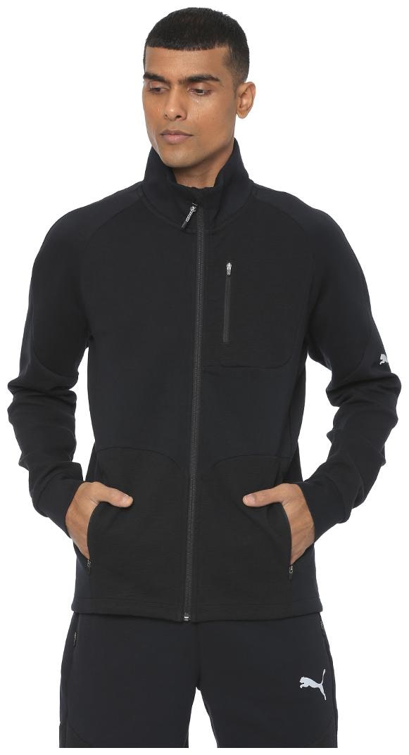 

Puma Men Cotton Quilted Jacket Black