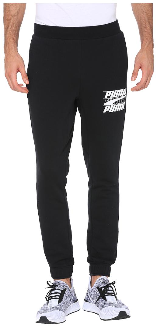 

PUMA Men Cotton Track Pants Black
