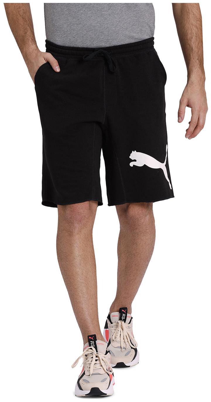 

Puma Men Cotton Solid Sports Shorts Black