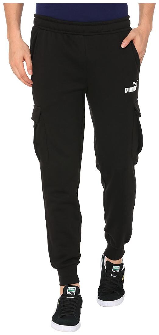 

Puma Men Black Solid Regular fit Track pants