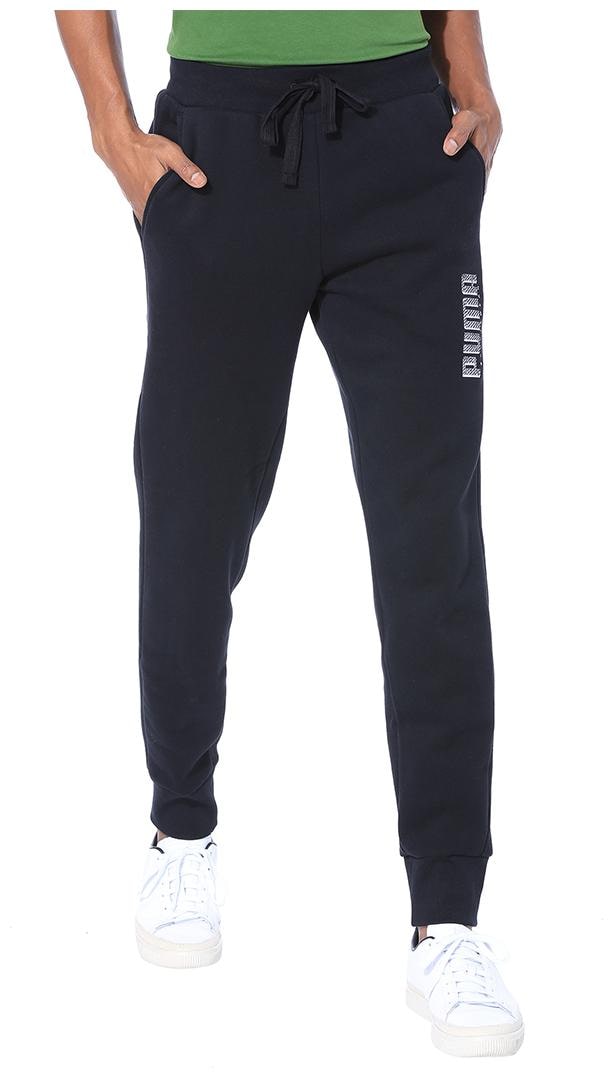 

Puma Men Cotton Printed Track Pants Black