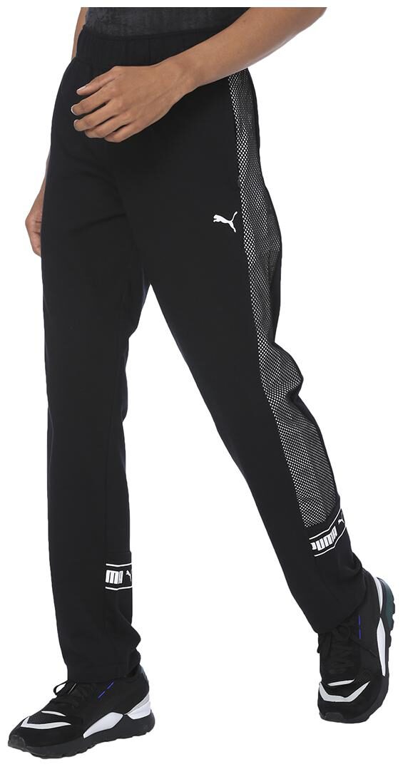 

Puma Men Cotton Printed Track Pants Black