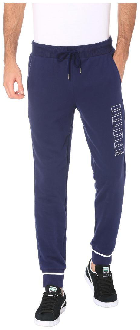 

PUMA Men Cotton Track Pants Blue
