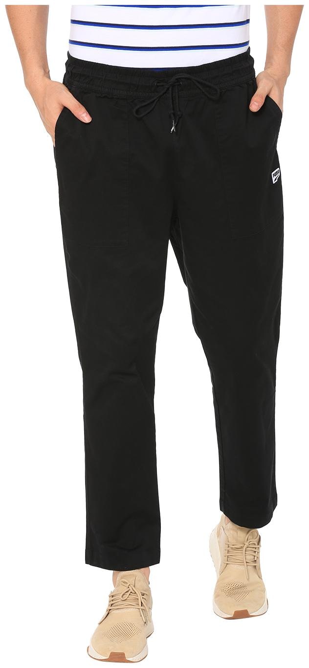 

Puma Men Black Solid Regular fit Track pants