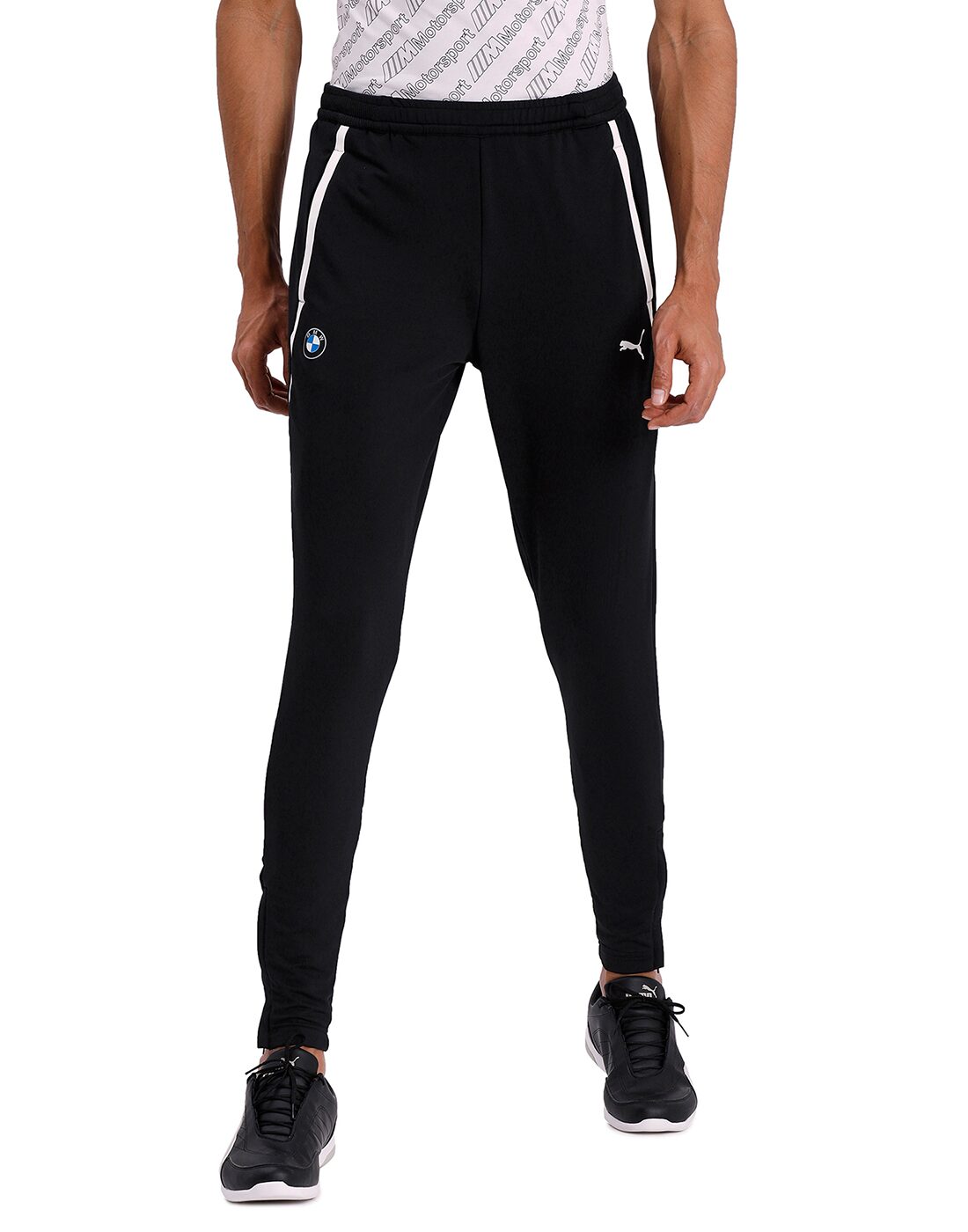 

Puma Men Black Solid Regular fit Track pants